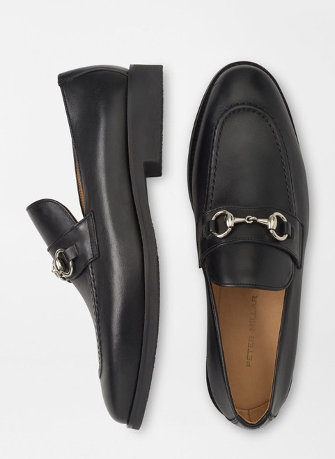 PETER MILLAR Madison Bit Loafer Shoes Men 11 Black INV14020310