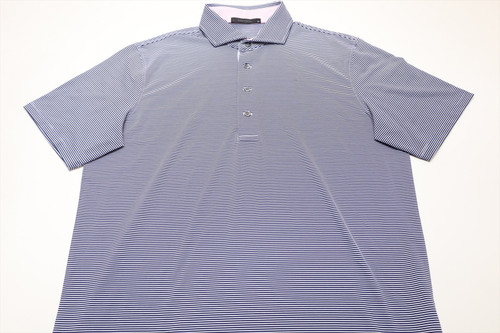 Greyson Saranac Polo Mens Size Medium Maltese Blue/Jellyfish New INV13963192