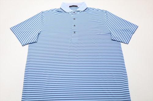 Greyson Macabee Polo Mens Size Medium Wolf Blue/Vintage Indigo New INV13965455