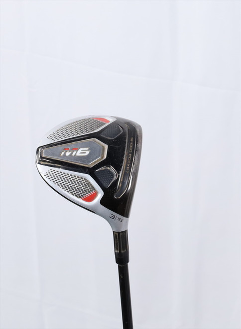 Taylormade M6 15° 3 Fairway Wood Stiff Flex Fujikura Atmos Red 6 14014294 Good