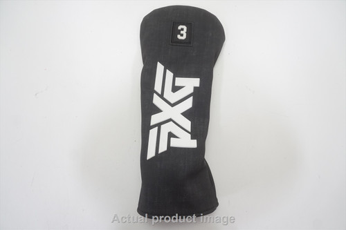 PXG Golf Deluxe Performance "3" Fairway Wood Headcover Head Cover Good