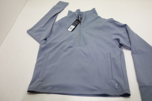 Greyson Golf Wren 1/4 Zip Pullover Womens Size Small Bluestone New INV13841209