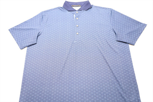 Greyson Golf Deco G Polo Mens Size Medium Maltese Blue New INV13963314
