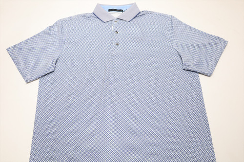 Greyson Golf Shadow Wolf Polo  Mens Size  Medium Arctic Regular  New INV13966057