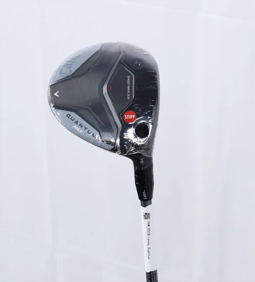 Callaway Quantum Max 15° 3 Fairway Wood Stiff Flex Denali Frost Silver 14035685