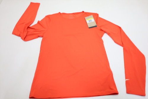 Nike Golf Long Sleeve Polo  Womens Size  Small Orange Regular  New INV13633025