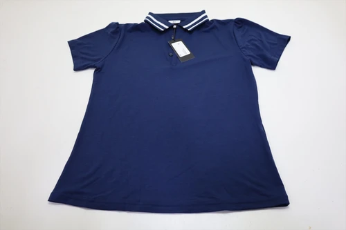 FootJoy Golf Loop Button Polo  Womens Size  Small Navy Regular  New INV13977358