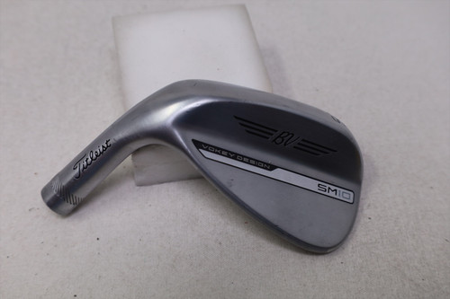 LH Titleist Vokey Sm10 Tour Chrome F Grind 50* Wedge Club Head Only Inv14040498