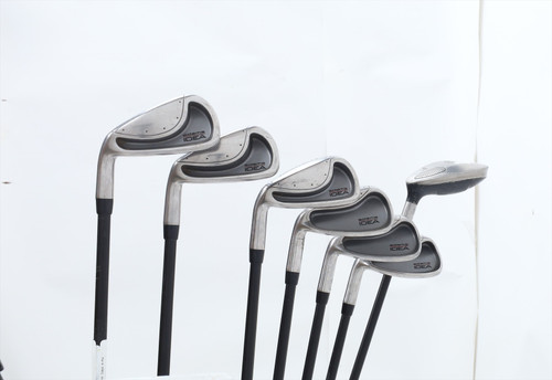Adams Idea Iron Set 4-Pw Stiff Flex Aldila Supershaft 14046459 Good Left Hand Lh