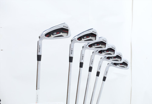 Ping G410 Black Dot Iron Set 5-Pw Stiff Flex Awt 2.0 14037941 Good Left Hand Lh