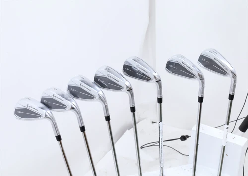 Taylormade Qi Iron Set 5-Pw, Aw Stiff Flex Fst Kbs Max Mt 85 Steel 14027398