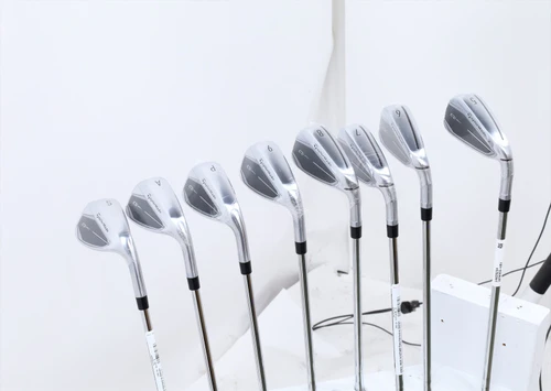 Taylormade Qi Iron Set 5-Pw, Aw, Sw Stiff Flex Fst Kbs Max Mt 85 Steel 14029234