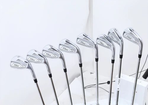 Titleist 718 Ap2 Iron Set 4-Pw, Gw Stiff Flex Amt Tour White S300 14037532 Good