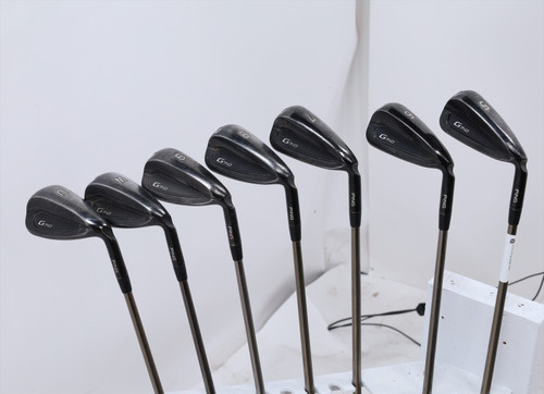 Ping G710 Black Dot Iron Set 5-Pw, Uw Regular Flex Recoil Es 780 14054174 Good