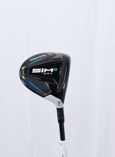 Taylormade Sim 2 Max Steel 15° 3 Fairway Wood Stiff Ventus Blue 969290 Excellent