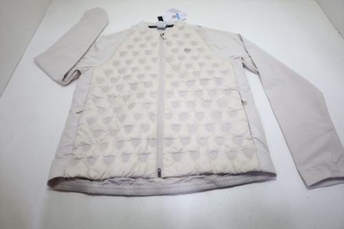 Nike Golf Full Zip Jacket  Mens Size  Medium Off White Regular  New INV13606332