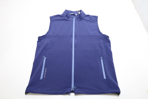 Peter Millar Golf Gale  Vest  Mens Size  Medium NAV Regular  New INV13763913