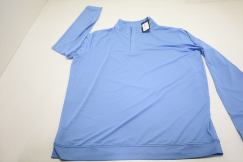 Peter Millar Featherweight 1/4 Zip Pullover Mens Size Medium BLEBD INV14033826