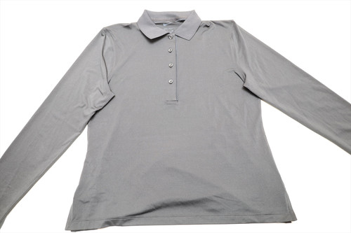 Nike Golf Long Sleeve Polo  Womens Size  Small Grey Regular  New INV13665891