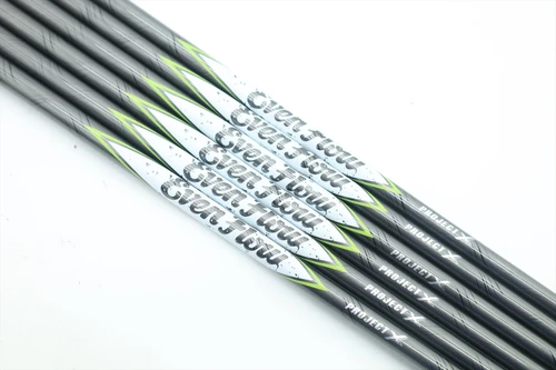 (6) New Project X Evenflow 6.0 75g Stiff 42" Iron Shafts .370 Uncut