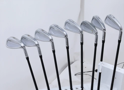 Ping I230 Black Dot Iron Set 4-Pw, Uw Extra Stiff Amt Black Onyx 14071521 Good