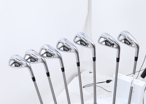 Callaway Apex 21 Iron Set 5-Pw, Aw Stiff Flex Steelfiber I95