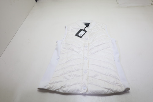 G/Fore V-DOWN QUILTED STRETCH TECH INTERLOCK Vest Womens Small SNO INV14032345