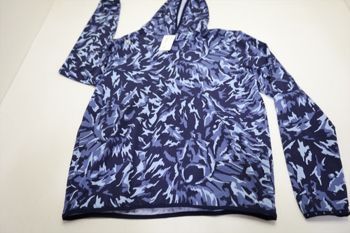Greyson Colorado Hoodie Pullover Mens Size Medium Maltese Blue New INV13924604
