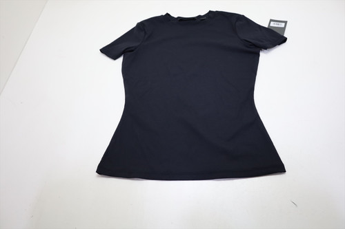 G/Fore TECH NYLON RIB FITTED TEE Polo Womens Size Small ONYX New INV14033087
