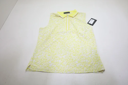 G/Fore Golf SCRIBBLE TECH PIQUÉ Polo Womens Size Small CNRY New INV14034964