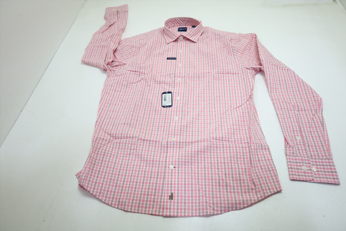 Johnnie-O Golf Morse_SMS Button Down Mens Size Medium Petal New INV13524463