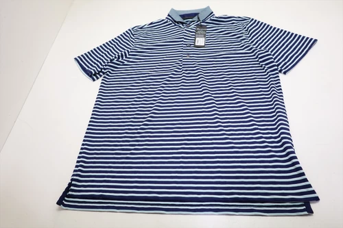 Greyson Pescadero Polo Mens Size Medium Maltese Blue/Bloomfield New INV13151968