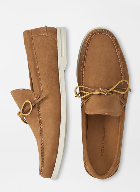 Peter Millar Excursionist Nubuck Boat Size 11 WHISKEY INV14033319