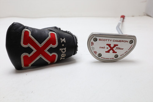 Titleist Red X Scotty Cameron 34" Putter Excellent Rh 14134208