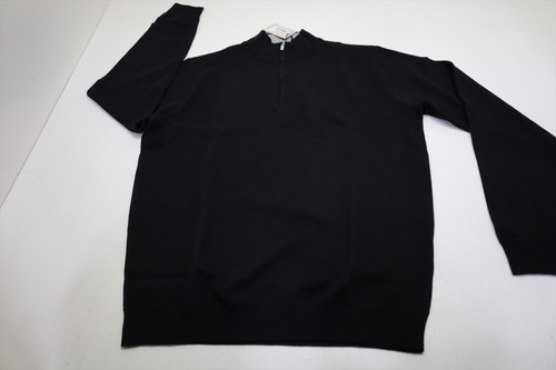 Peter Millar Golf Autumn Crest Sweater Mens Size Medium BLK New INV13165465