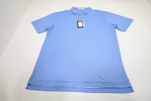 Peter Millar Featherweight Parke Polo Mens Size Medium BLEBD New INV13826146