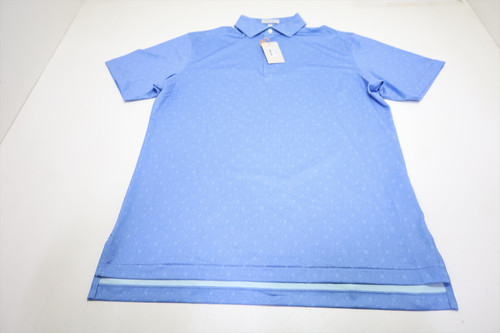 Peter Millar Golf Summer Comfort Polo Mens Size Medium BLEBD New INV13828382