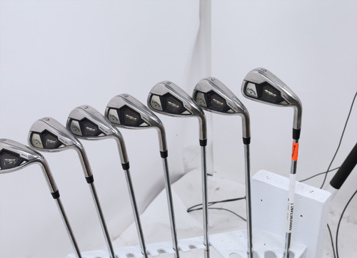 Callaway Rogue St Max Os Iron Set 6-Pw, Aw, Gw Stiff Elevate 85 Mph 4111562 Good