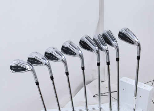 Taylormade Qi Iron Set 5-Pw, Aw, Gw Regular Flex Kbs Max Mt 85 Steel 135601 Good