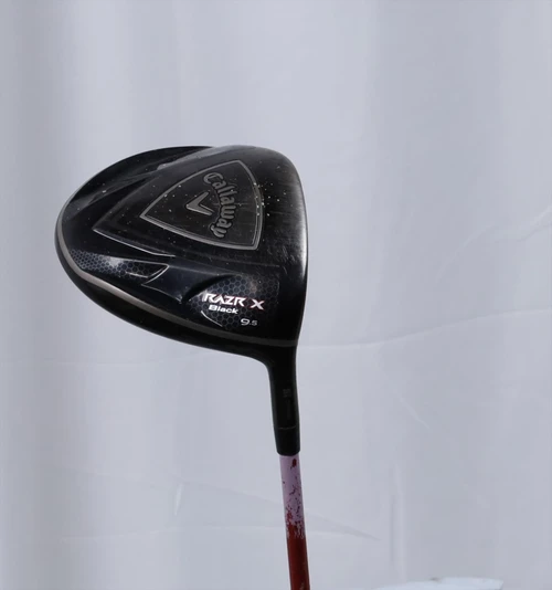 Callaway Razr X Black 9.5° Driver Regular Flex Fujikura Motore 60 14129496 Good