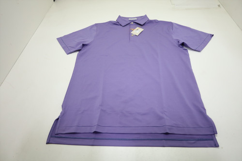 Peter Millar Golf Summer Comfort Polo Mens Size Medium WBL/P New INV13828090