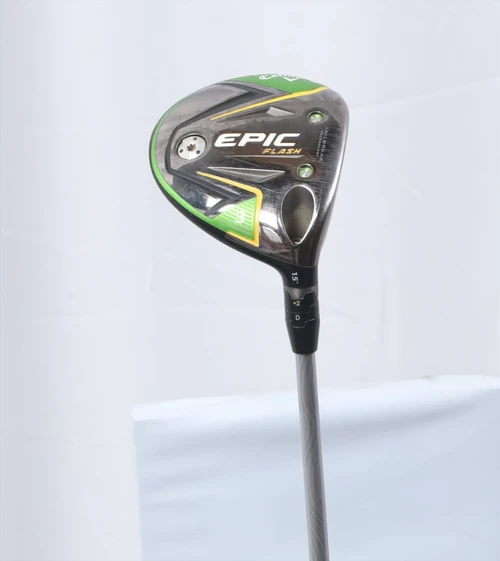 Callaway Epic Flash 15° 3 Fairway Wood Stiff Flex Even Flow Green 14160173 Good