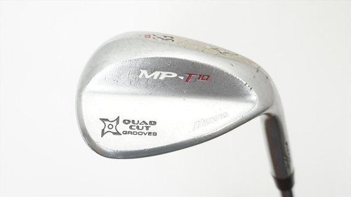 Mizuno Mp T-10 White Satin Wedge 58°- 10 Wedge Flex Stock 0784026 Fair HB10-3-36