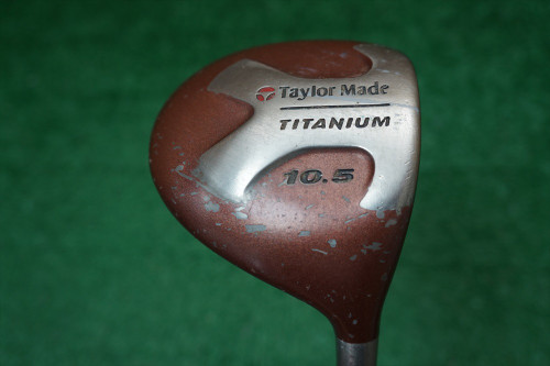 TaylorMade Titanium Bubble 10.5 Degree Driver Regular Graphite 0260123 Used E24