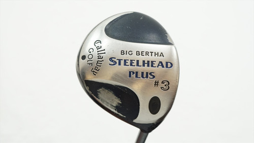 CALLAWAY Big Bertha Steelhead PLUS DEGREE 3 FAIRWAY WOOD LIGHT FLEX STEEL 0764826