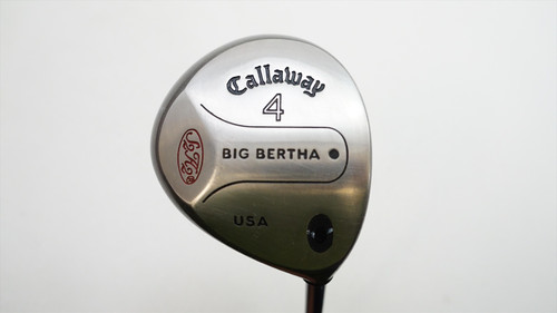 CALLAWAY BIG BERTHA S2H2 DEGREE 4 FAIRWAY WOOD FIRM FLEX RCH 90 0811256 HB6-7-28