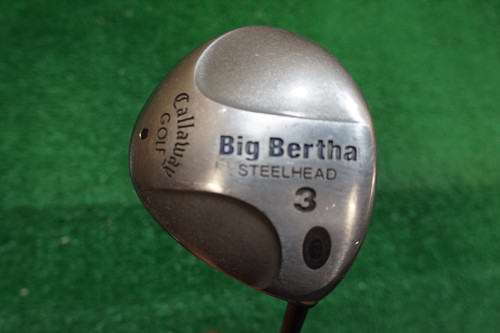 CALLAWAY Big Bertha Steelhead PLUS DEGREE 3 Fairway WOOD REGULAR 699585 HB6-8-24