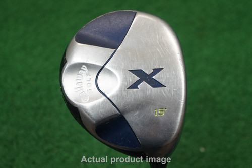 Callaway X Hot 15 Degree 3W Fairway Wood Stiff Flex Fujikura 