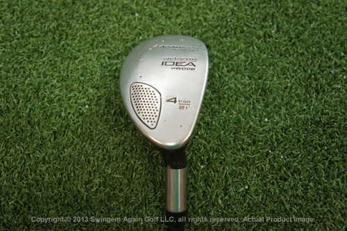 ADAMS IDEA i WOOD 21* 4 IRON HYBRID GRAPHITE STIFF FLEX AVG COND 65104 HB6-8-29 ADAMS IDEA i WOOD 21* 4 IRON HYBRID GRAPHITE STIFF FLEX AVG COND 65104 HB6-8-29