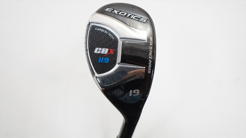 Tour Edge Exotics Cbx 119 19° 3H Hybrid Regular Flex Vizard 965477 Excellent B31